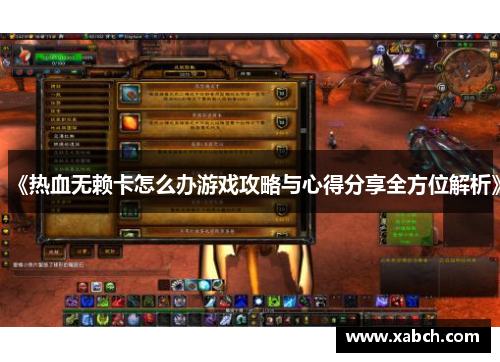 《热血无赖卡怎么办游戏攻略与心得分享全方位解析》